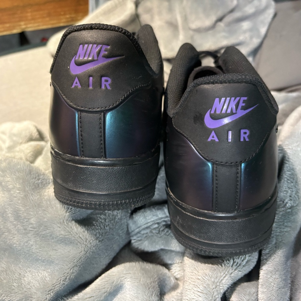 Nike Air Men's Black and Purple Shoes